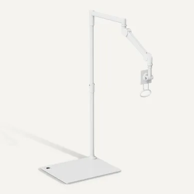 Support De Sol Articulé Pour Moniteur Médical 17"-32", Base Large