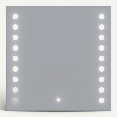 Miroir Lumineux Antibuée Starled 80x80 Cm