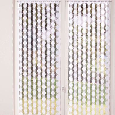 Voilage Droit 60x90 Blanc En Polyester