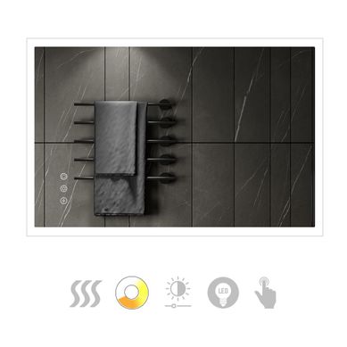 Miroir Lumineux LED Temeo 80 X 120 Cm (2100 Lms) Antibuée + Intensité Et Couleur Réglables