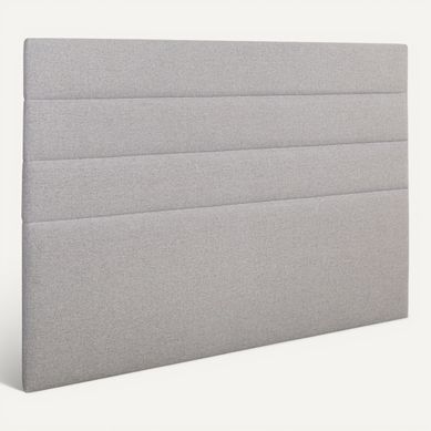 Tête de lit tissu L.140 cm NUIT FAUBOURG VICTOIRE gris clair vue 3/4