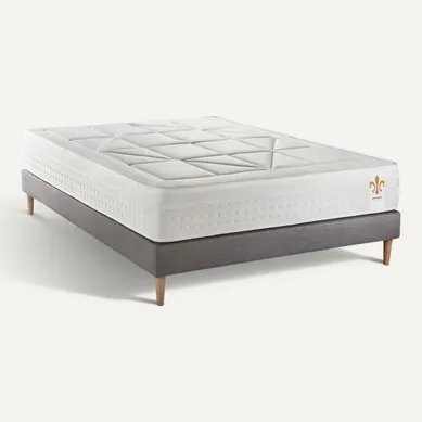 Ensemble literie - Lit, matelas, sommier - 140x190 cm pas cher