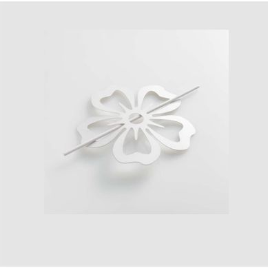 1 Embrasse Broche Petaly Blanc