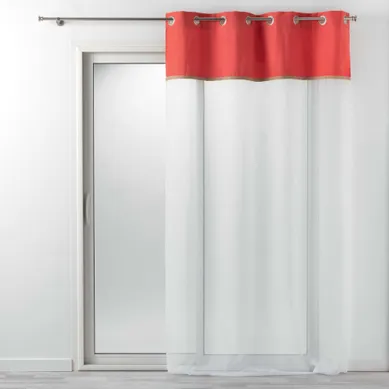 Rideau Voile 140x280cm Kelonia Orange