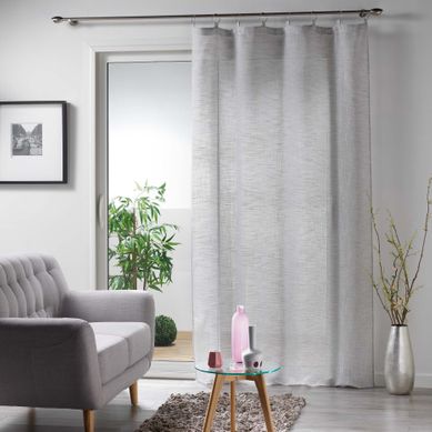 Voilage Anneaux 140x240cm Milza Anthracite