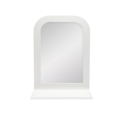 Miroir En Bois Blanc 38 X 12,5 X 54 Cm