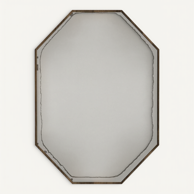 Miroir Décoratif En Bois "lost" - 45 X 70 Cm - Marron Miroir Décoratif En Bois "lost" - 45 X 70 Cm - Marron