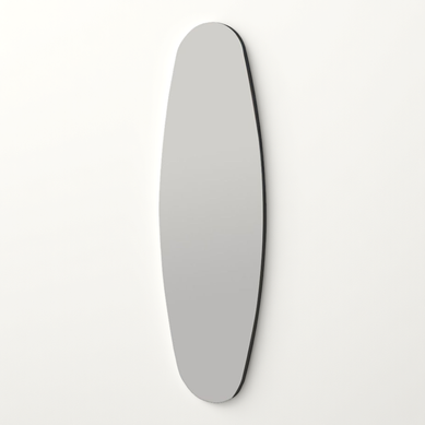 Miroir Cheval En Bois "venti" - 40 X 120 Cm - Transparent