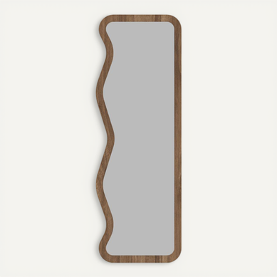 Miroir En Bois "asel" - 50 X 160 Cm - Marron Miroir En Bois "asel" - 50 X 160 Cm - Marron