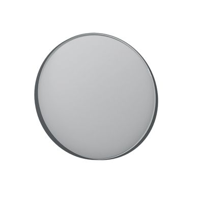 Miroir Décoratif En Bois "moonlight 90 V2" - 90 X 7 X 90 Cm - Matte Anthracite