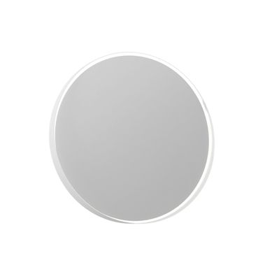 Miroir Décoratif En Bois "moonlight 90 V2" - 90 X 7 X 90 Cm - Matte White