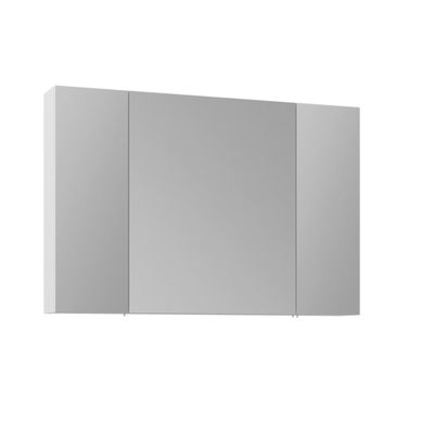 Meuble Salle De Bain Avec Miroir "nuvola 100 V2" - 97 X 16 X 66 Cm - White