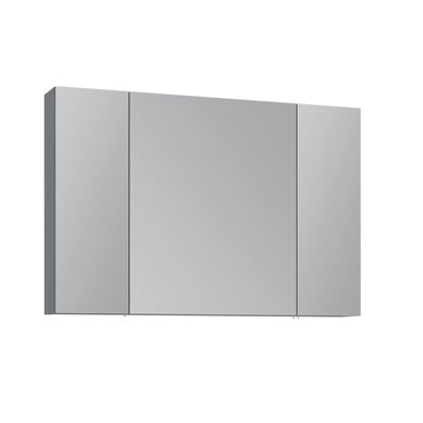 Meuble Salle De Bain Avec Miroir "nuvola 100 V2" - 97 X 16 X 66 Cm - Grey Meuble Salle De Bain Avec Miroir "nuvola 100 V2" - 97 X 16 X 66 Cm - Grey