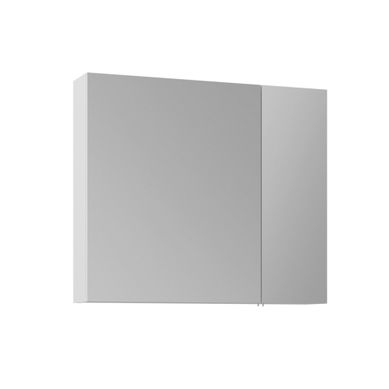 Meuble Salle De Bain Avec Miroir "nuvola 80 V2" - 75 X 16 X 66 Cm - White