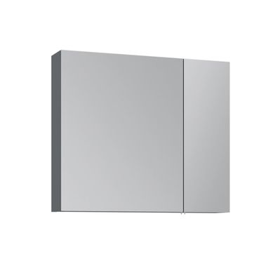 Meuble Salle De Bain Avec Miroir "nuvola 80 V2" - 75 X 16 X 66 Cm - Anthracite Meuble Salle De Bain Avec Miroir "nuvola 80 V2" - 75 X 16 X 66 Cm - Anthracite