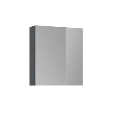 Meuble Salle De Bain Avec Miroir "side 60" - 60 X 16 X 66 Cm - Matte Anthracite Meuble Salle De Bain Avec Miroir "side 60" - 60 X 16 X 66 Cm - Matte Anthracite