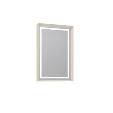 Miroir Décoratif En Bois "craft 60 X 90 V2" - 60 X 10 X 90 Cm - Matte Mink