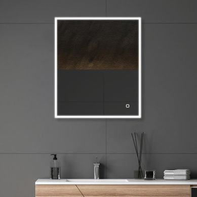 Miroir LED Rectangulaire Cadre Rétro-éclairé Eclips Miroir LED Rectangulaire Cadre Rétro-éclairé Eclips