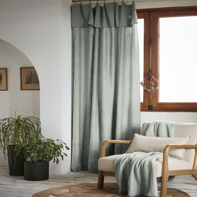 Rideau Ajustable 140x270 Cm Lyocell Gabrielle Lichen