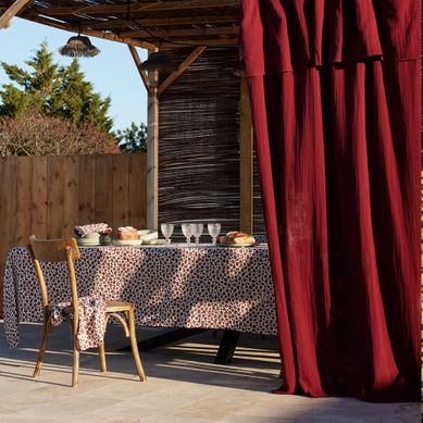 Rideau Ajustable 140x300 Cm Gaze De Coton Hampton Liberty