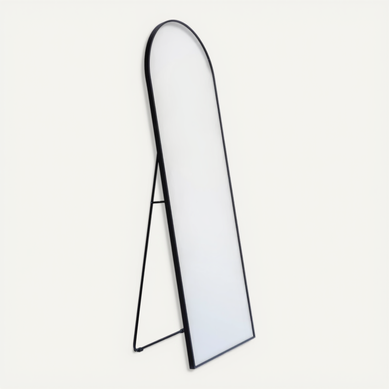 Miroir Sur Pied En Aluminium 60 X 165 X 2.8 Cm Noir - Justin