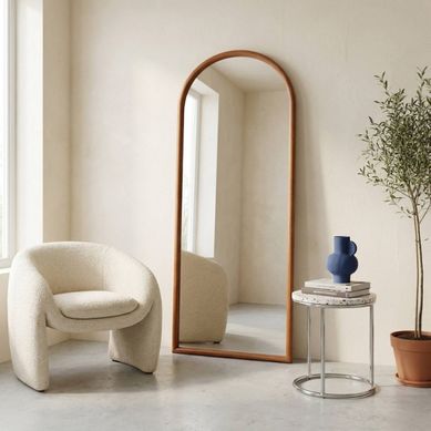 Miroir Mural Arche Bois De Pin 60 X 160cm Miroir Mural Arche Bois De Pin 60 X 160cm