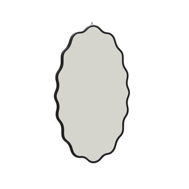 Miroir Organique Décor Bois 90cm Noir - Bruno Miroir Organique Décor Bois 90cm Noir - Bruno