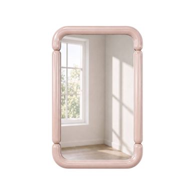 Miroir Rectangulaire Décor Bois 106cm Nude - Volt