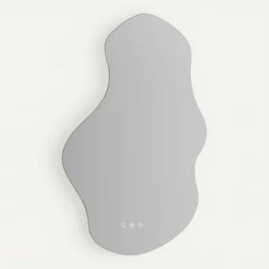 Miroir LED Lumineux 60 X 100 Cm (2100 Lms) Antibuée + Intensité Et Couleur Réglables - Onda