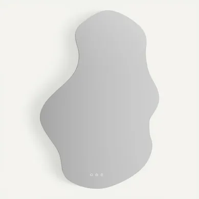 Miroir LED Lumineux 80 X 120 Cm (2100 Lms) Antibuée + Intensité Et Couleur Réglables - Onda