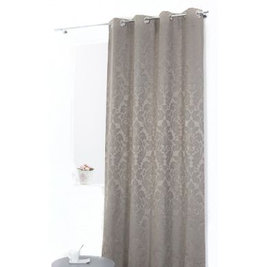 Rideaux en lin gris de haute qualité