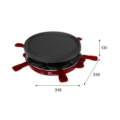 Rampe Raclette 1/2 Meule Montagnard - Bron Coucke