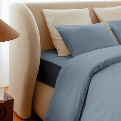 Parure Lit PSG Enfant 100% Coton - Housse Couette 140x200cm Taie 63x63cm Bleu Housse De Couette 140x200 Coton