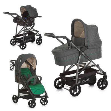 poussette double hauck pas cher