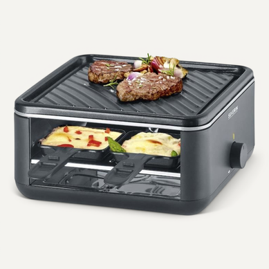 Appareil à Raclette SEVERIN Pour 8 Personnes - Plaque Rainurée Antiadhésive 1400W RG 9670