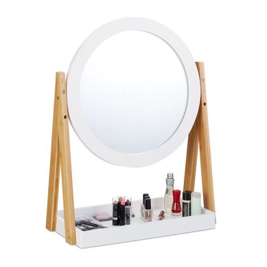 Miroir Cosmétiques Bambou Et Mdf
