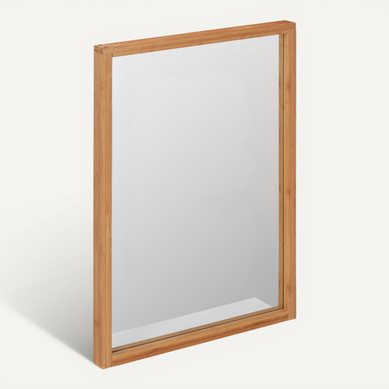 Miroir Mural Bois Avec Tablette Blanche Miroir Mural Bois Avec Tablette Blanche