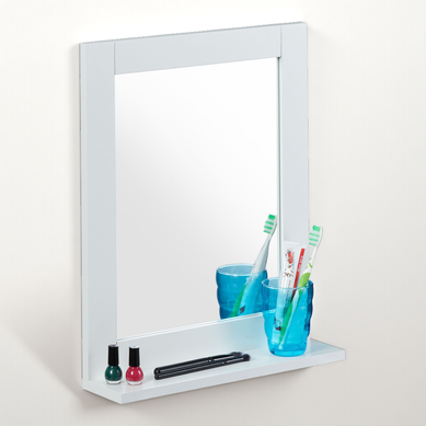 Miroir Mural Blanc Avec Rangement Miroir Mural Blanc Avec Rangement