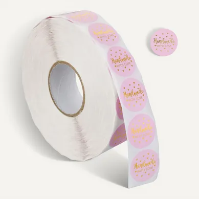 Rouleau Étiquettes Handmade 2500 Pièces