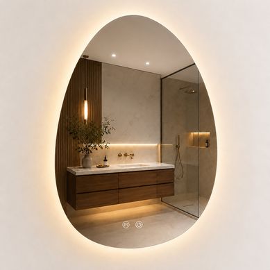 Miroir LED et Antibuée