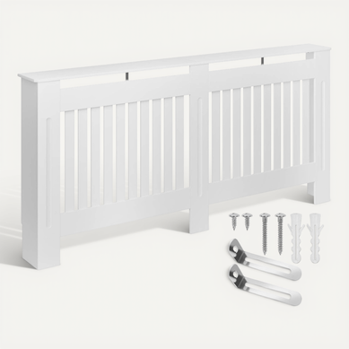 1 Cache-radiateur Vila En Bois Mdf Blanc