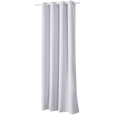 1 Pièce Rideau Occultant à Oeillets Pour Fenêtre Porte.thermique Isolant.135x225cm.gris Blanc 1 Pièce Rideau Occultant à Oeillets Pour Fenêtre Porte.thermique Isolant.135x225cm.gris Blanc