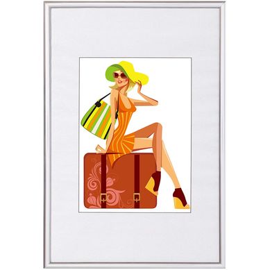1 Pièce Cadre Photo. Décorer Pour Maison. New Life Style. Argent. 13x18cm. Br9858sb