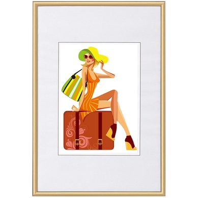 1 Pièce Cadre Photo. Décorer Pour Maison. New Life Style. Or. 15x20 Cm. Br9859gd
