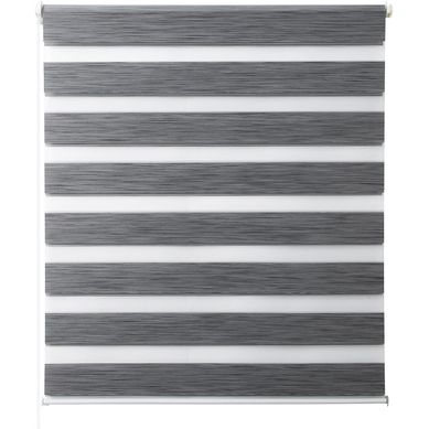 1 Pièce Store Enrouleur Double.fixation Rapide.isolant Thermique.85x150 Cm.gris Marbré