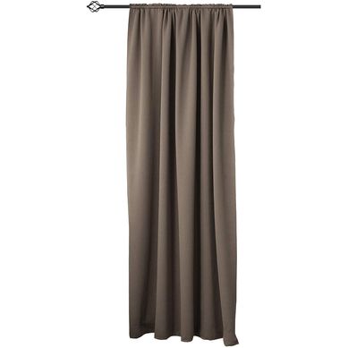 1 Pièce Rideau Occultant Pour Maison Intérieure Pour Fenêtre Isolant Thermique.135x245cm.taupe