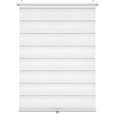 Store Enrouleur Double Sans Cordon À Rouleau Klemmfix Tamisant 70x150 cm Blanc
