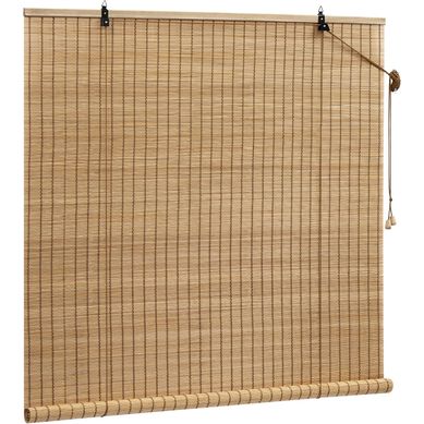 Store Enrouleur Bambou,store Vénitien En Bambou,tirage Latéral,store Occultant,marron,150x160cm