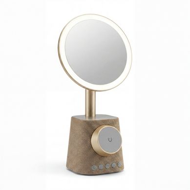 Miroir De Maquillage Glamlody Plastique Or