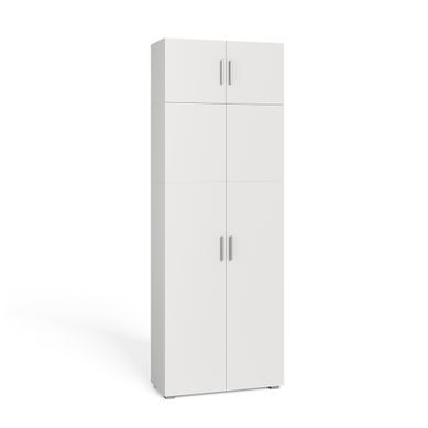 Caisson Roulant Verrouillable Vicco Bregenz - Blanc | 40x53 Cm (LxH) | 2 Tiroirs + Suspension Réglable | Roulettes Mobiles | Meuble De Rangement Bureau
